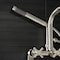 Aqua Vintage AE8458DX Wall Mount Clawfoot Tub Faucet, Brushed Nickel AE8458DX - alternate 6